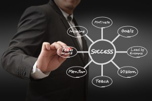 Young stylish businessman